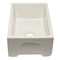 Alfi Brand 30" Biscuit Reversible Smooth / Fluted Sgl Bowl Fireclay Farm Sink AB3018HS-B - alternate 8